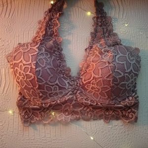 Soft purple bralette